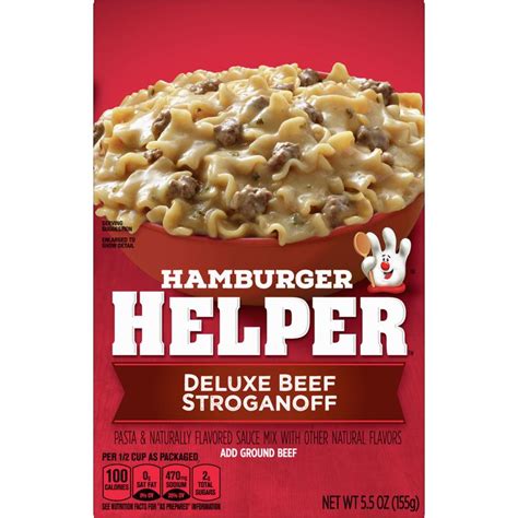 hamburger helper beef stroganoff add-ins